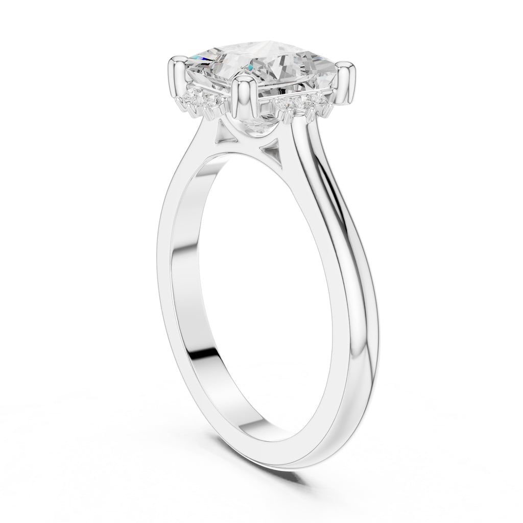 The Crown Radiance Solitaire 2ct White Gold Princess