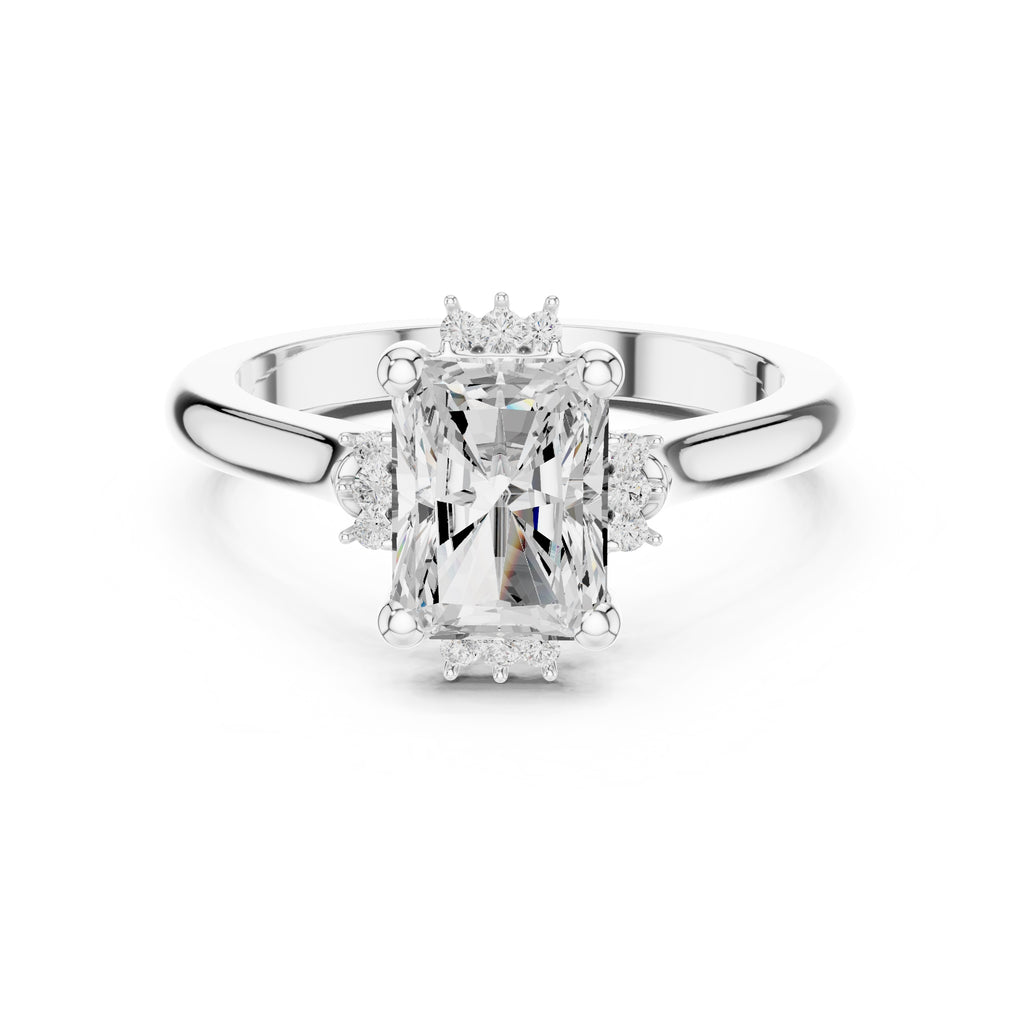 The Crown Radiance Solitaire 2ct White Gold Radiant