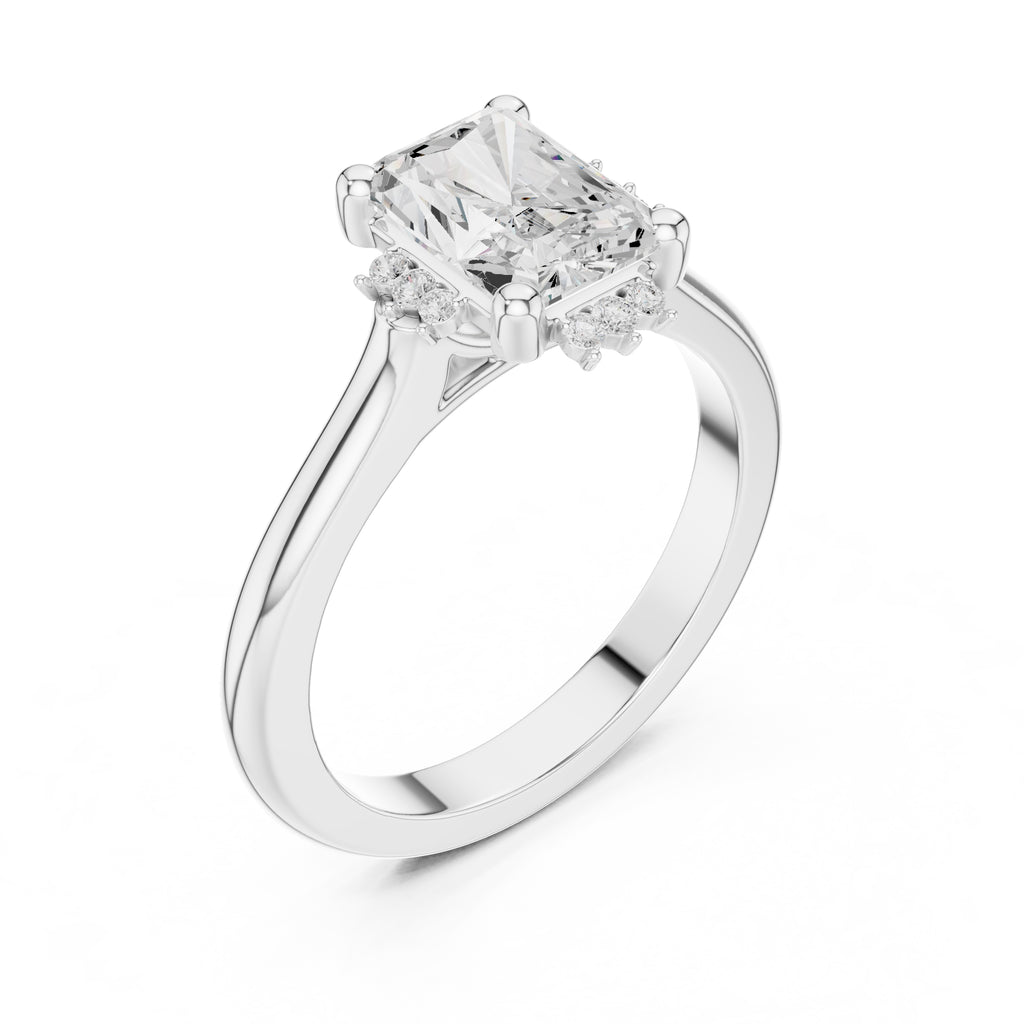 The Crown Radiance Solitaire 2ct White Gold Radiant