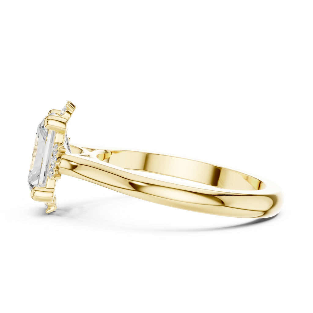 The Crown Radiance Solitaire 2ct Yellow Gold Radiant