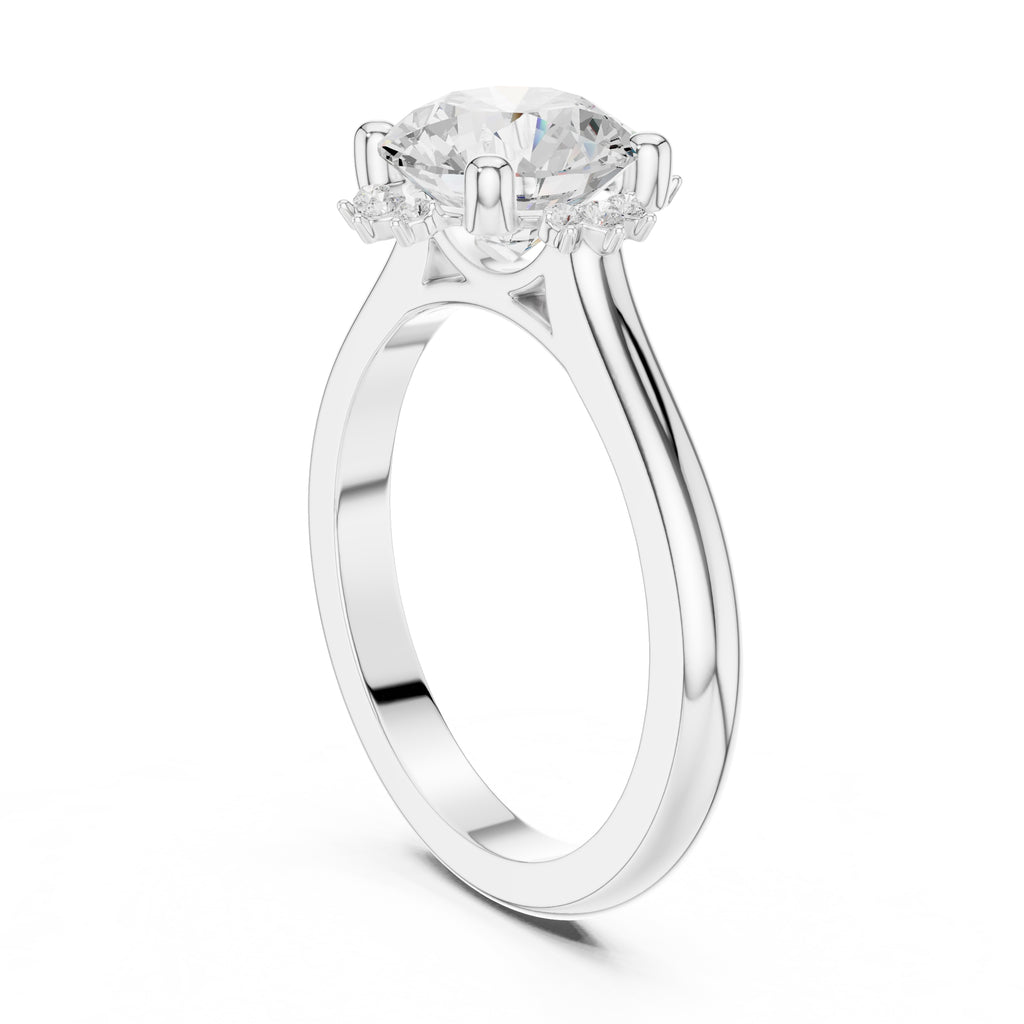 The Crown Radiance Solitaire 2ct White Gold Round