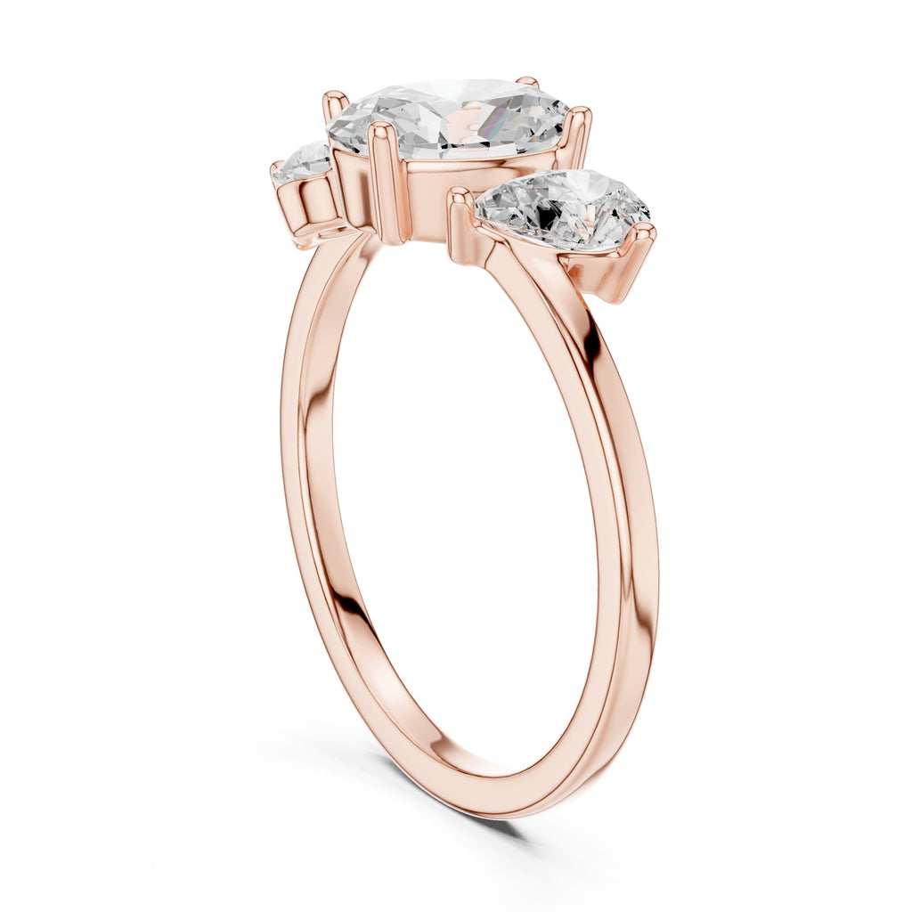 The Sienna Trilogy Ring 1ct Rose Gold