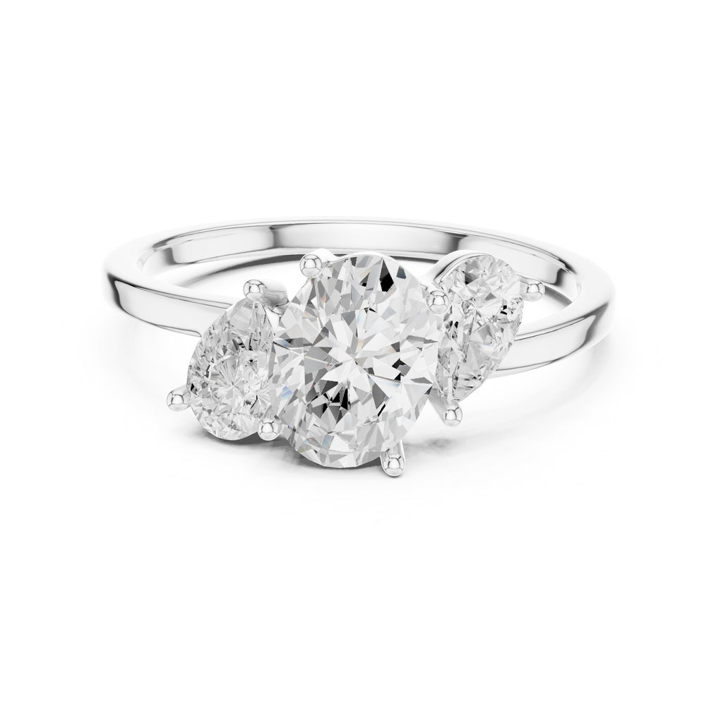 The Sienna Trilogy Ring 1ct White Gold