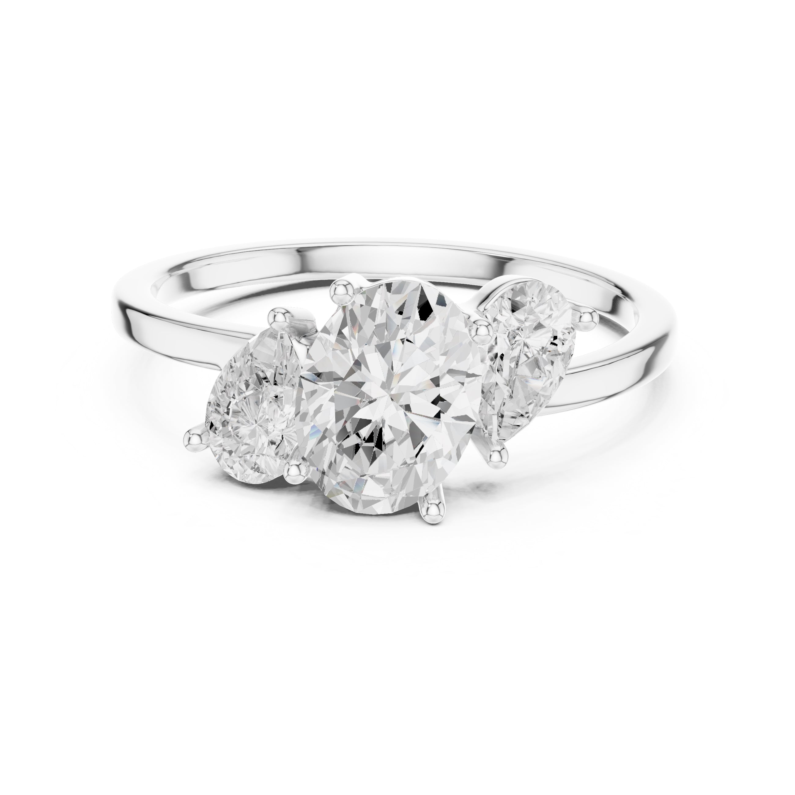 The Sienna Trilogy Ring 1ct White Gold
