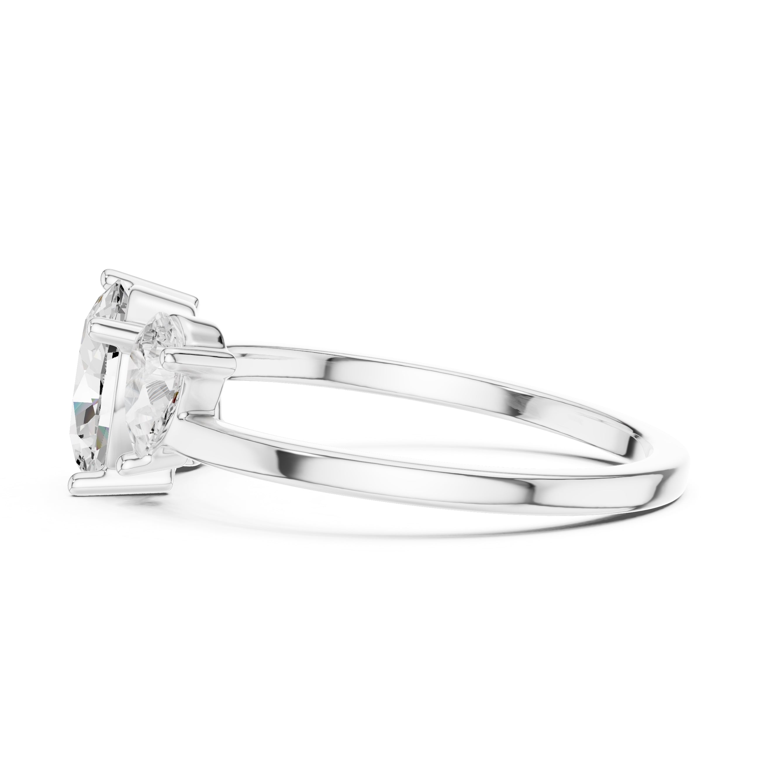 The Sienna Trilogy Ring 1ct White Gold