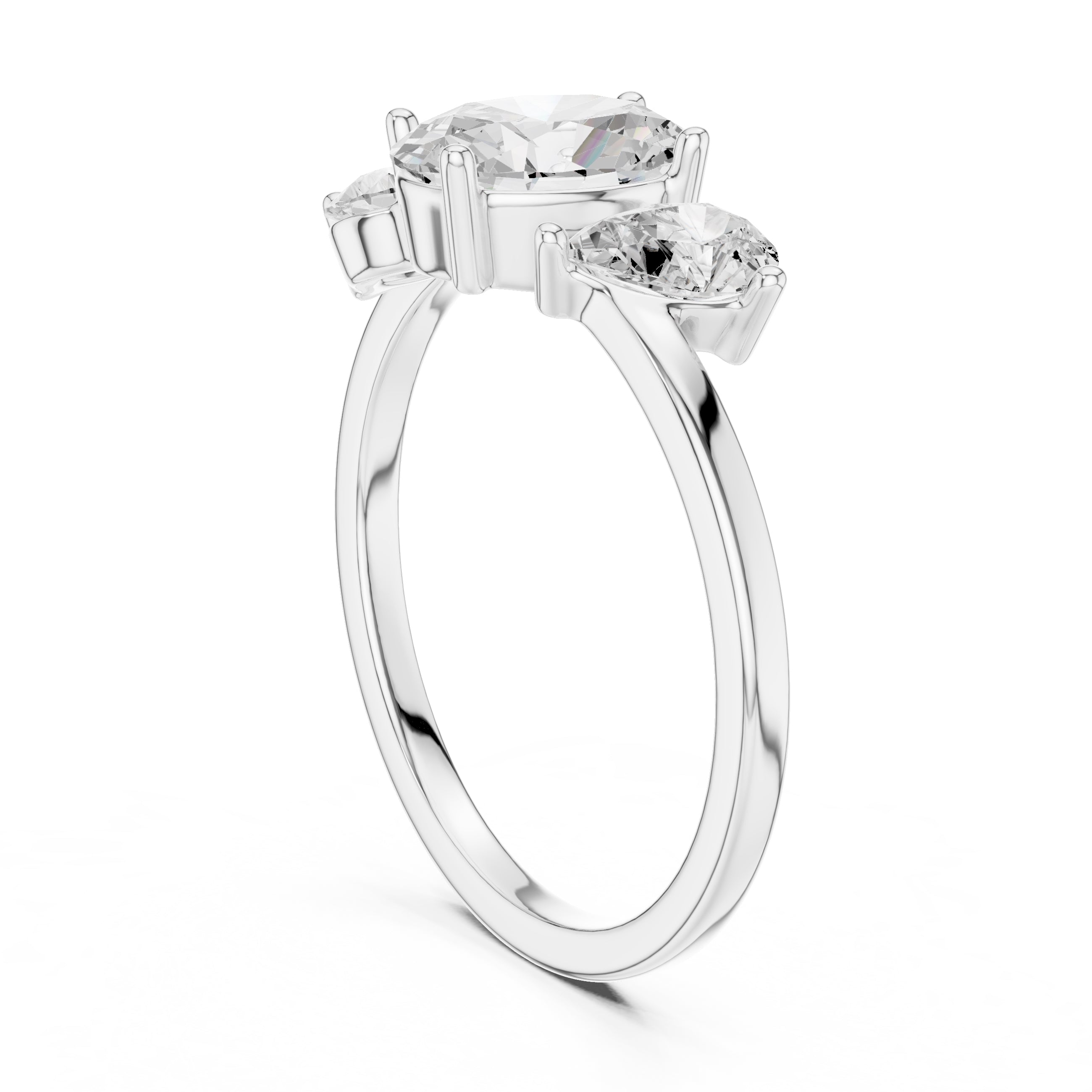 The Sienna Trilogy Ring 1ct White Gold
