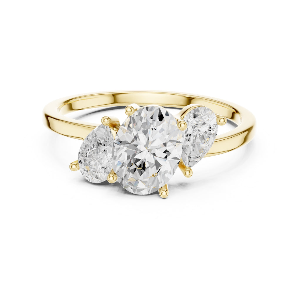 The Sienna Trilogy Ring 1ct Yellow Gold