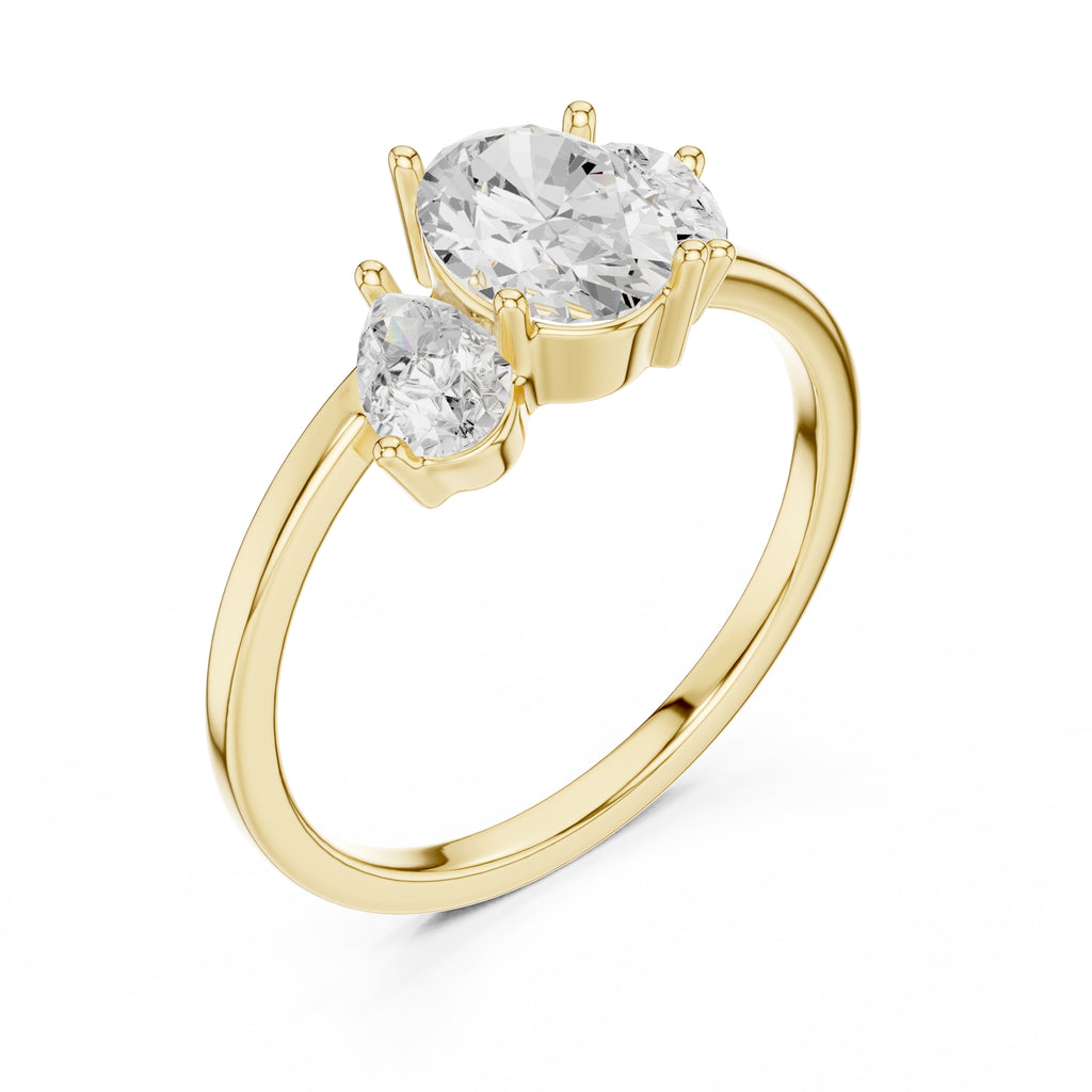 The Sienna Trilogy Ring 1ct Yellow Gold