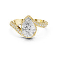 The Aria Teardrop Ring 1.51ct Yellow Gold
