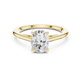 The Nora Oval Solitaire Ring 1ct Yellow Gold