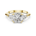 The Mila Cushion Trilogy 2.51ct Yellow Gold