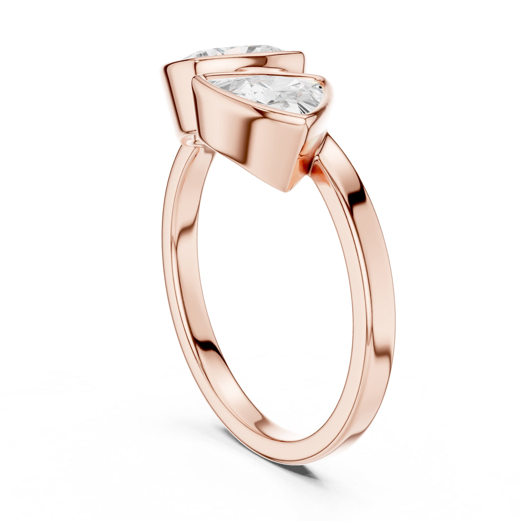 The Harper Toi et Moi 1.25ct Rose Gold