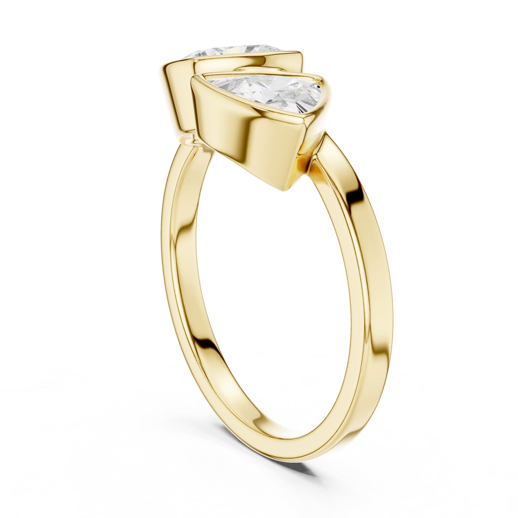 The Harper Toi et Moi 1.25ct Yellow Gold