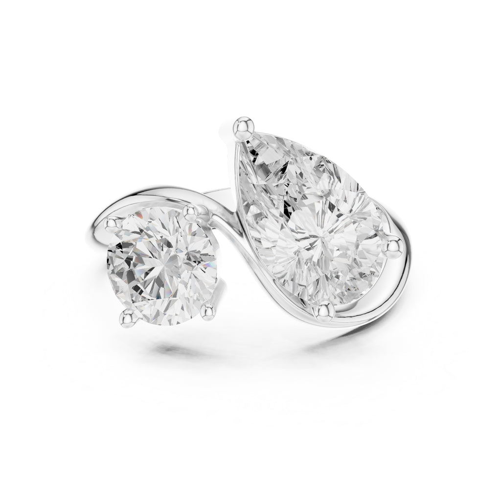 The Astra Toi et Moi 2ct White Gold