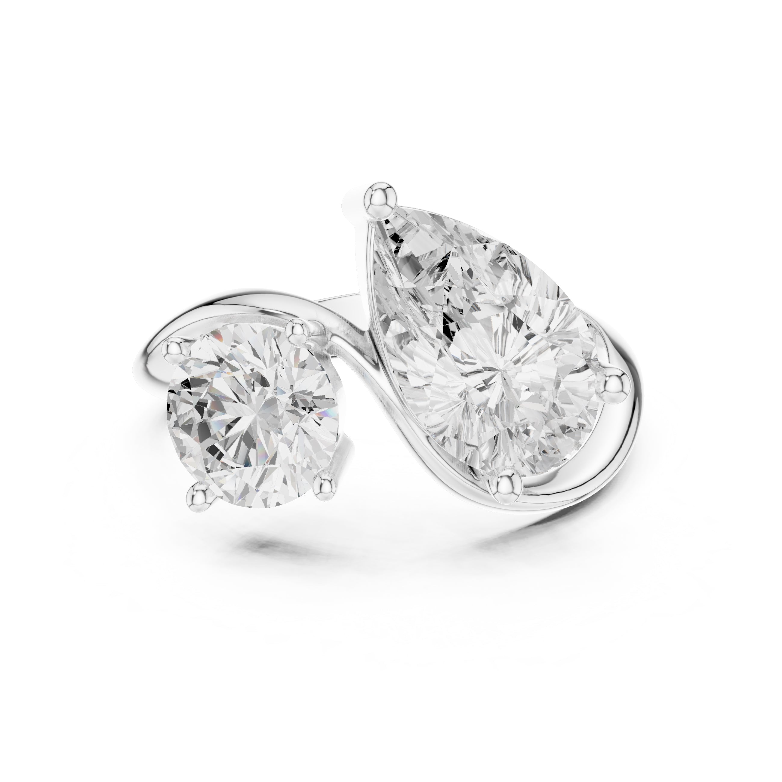 The Astra Toi et Moi 2ct White Gold