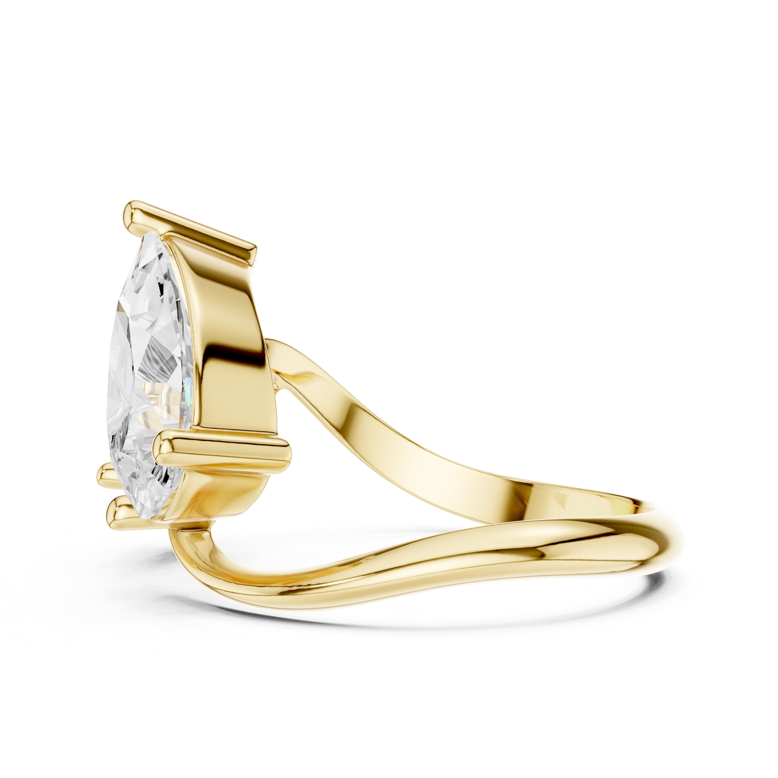 The Astra Toi et Moi 2ct Yellow Gold