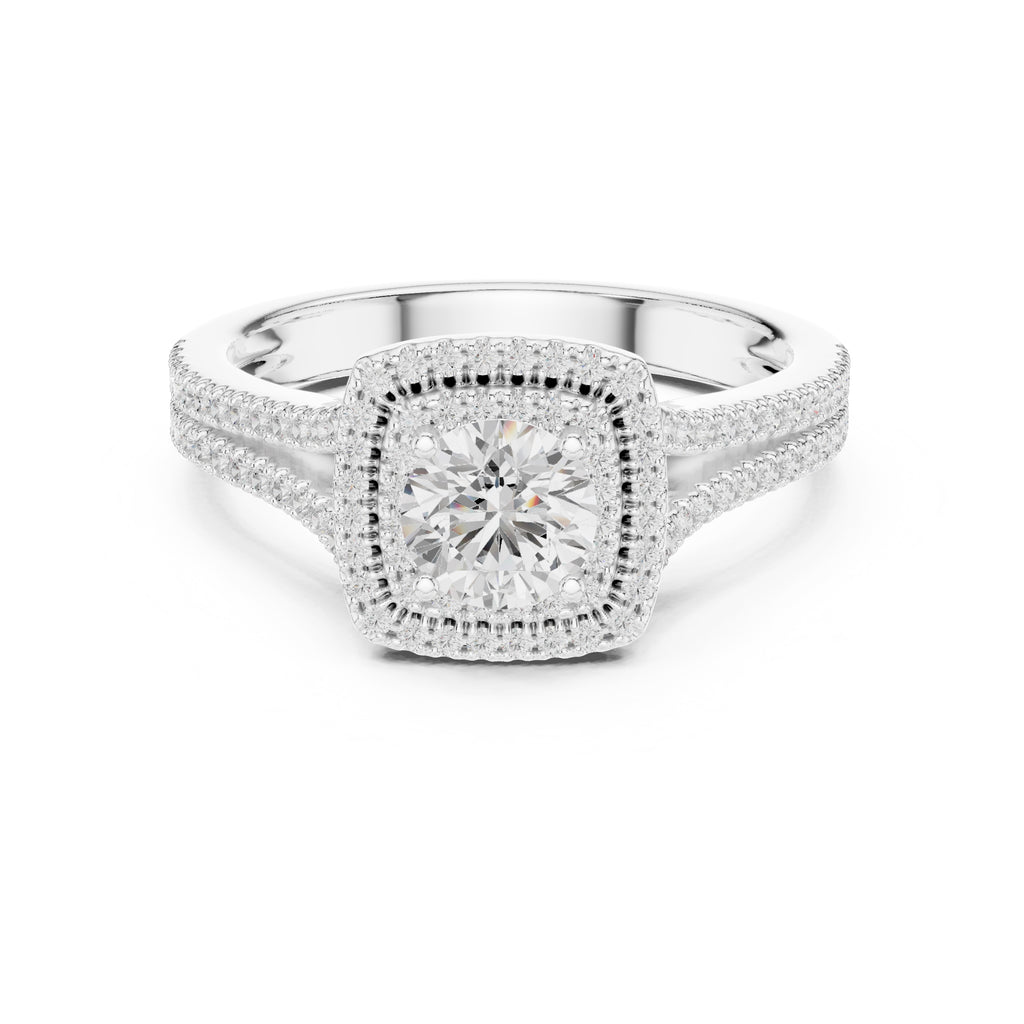 The Arctic Splendor Ring 0.65ct White Gold