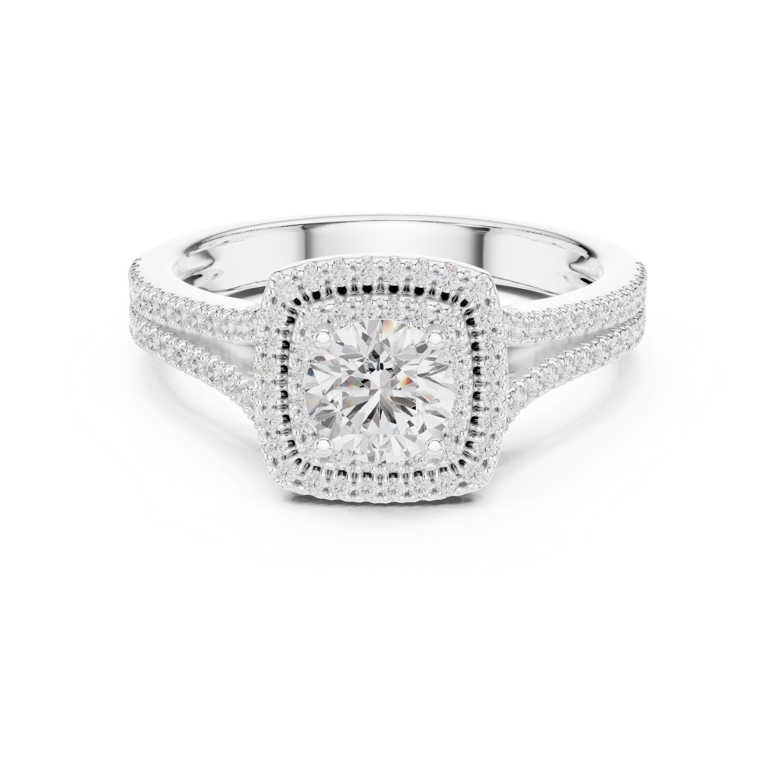 The Arctic Splendor Ring 0.65ct White Gold