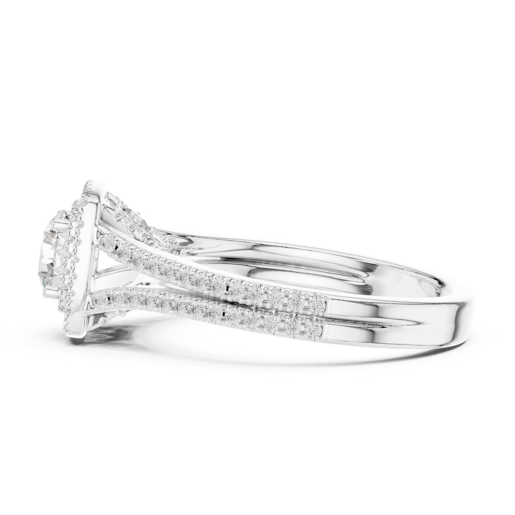 The Arctic Splendor Ring 0.65ct White Gold