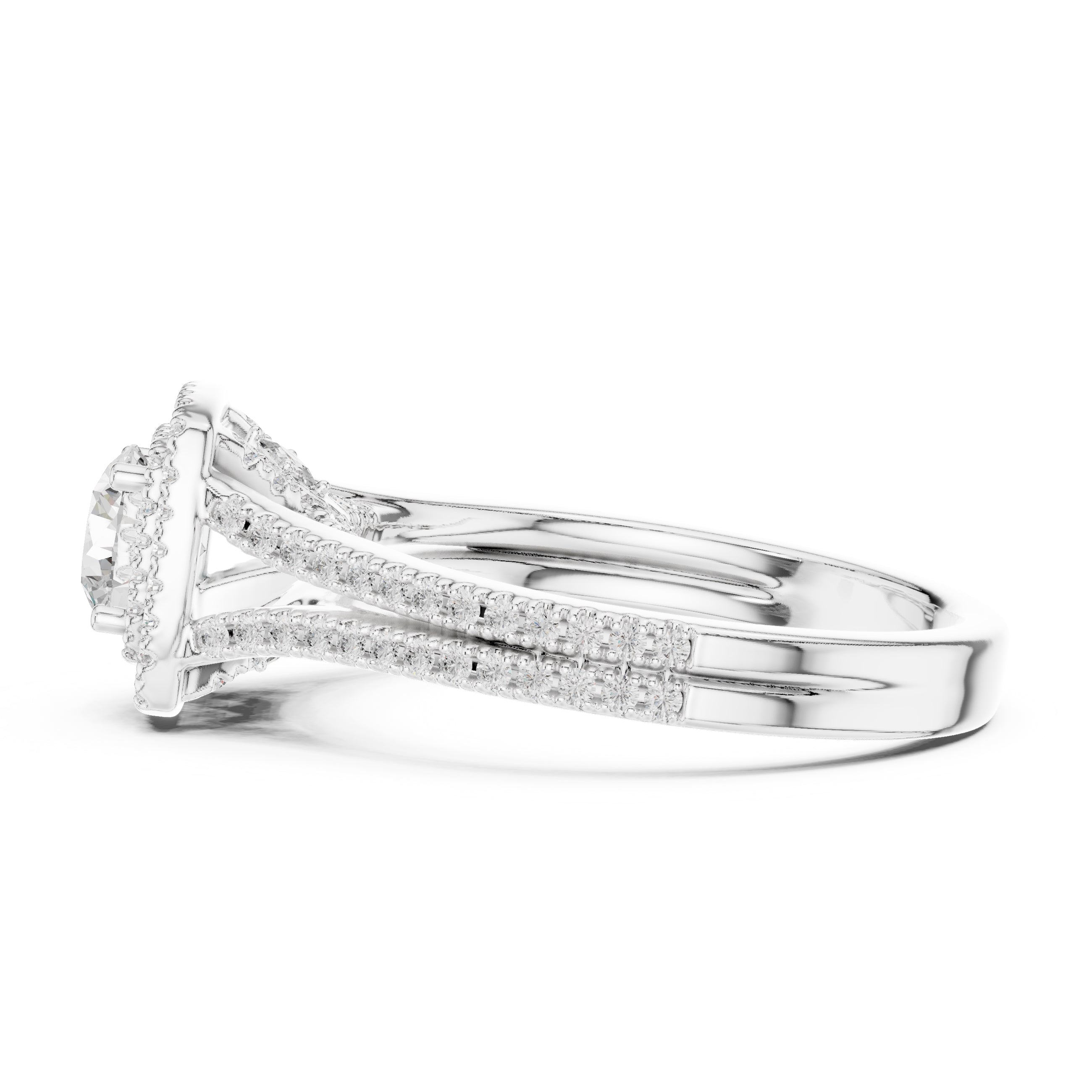 The Arctic Splendor Ring 0.65ct White Gold
