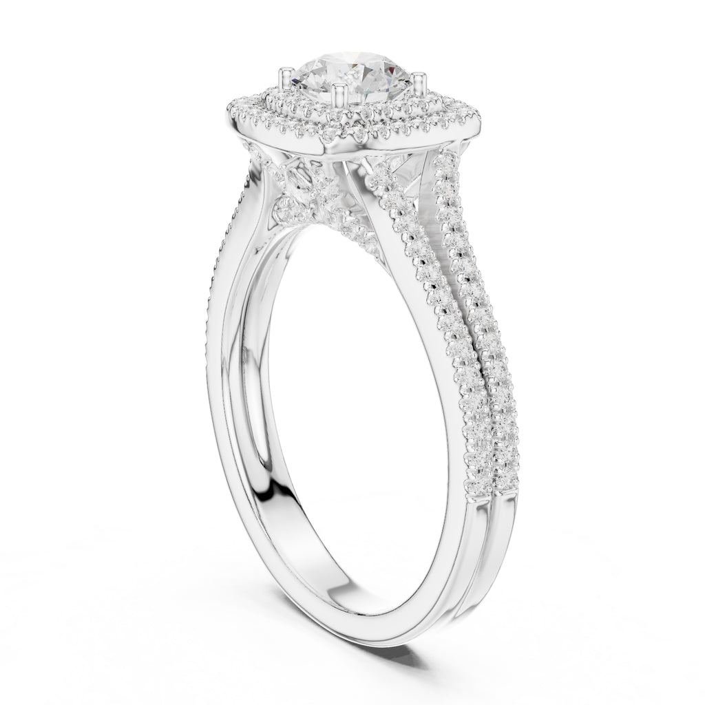The Arctic Splendor Ring 0.65ct White Gold
