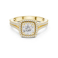 The Arctic Splendor Ring 0.65ct Yellow Gold