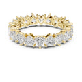 Heart Cut Eternity Band Yellow Gold