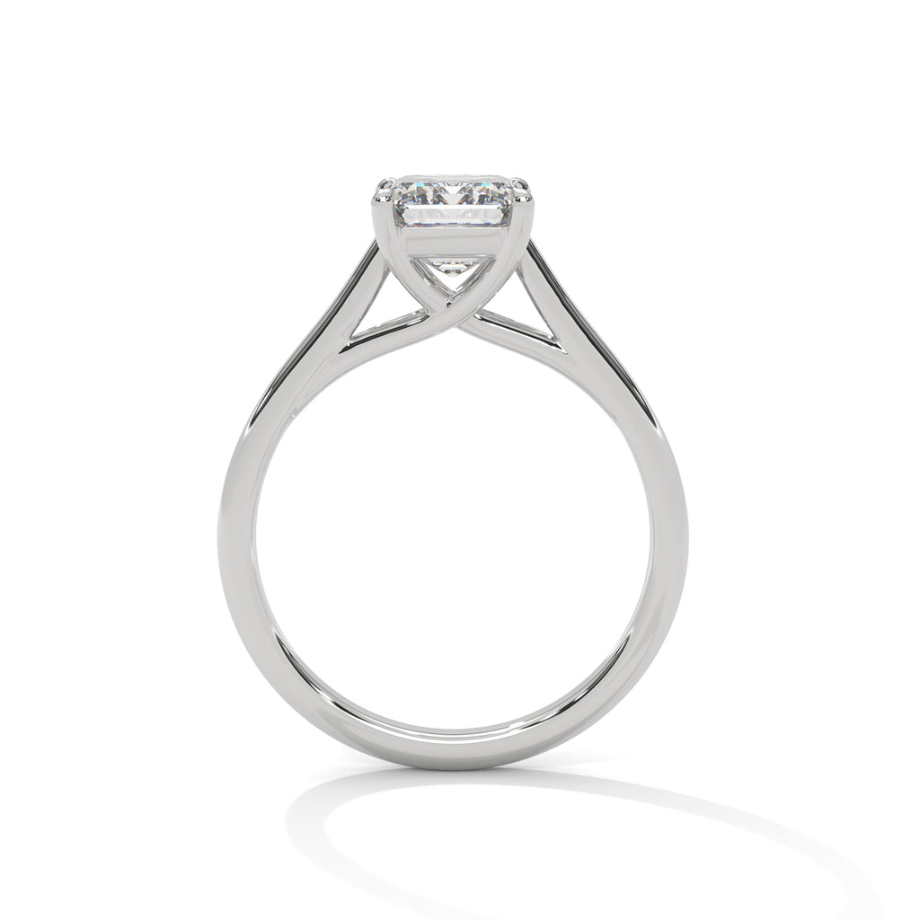 2.00 ct Radiant Solitaire Engagement Ring 2ct White Gold