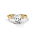 2.00 ct Radiant Solitaire Engagement Ring 2ct Yellow Gold