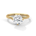 2.00 ct Round Solitaire Engagement Ring 2ct Yellow Gold